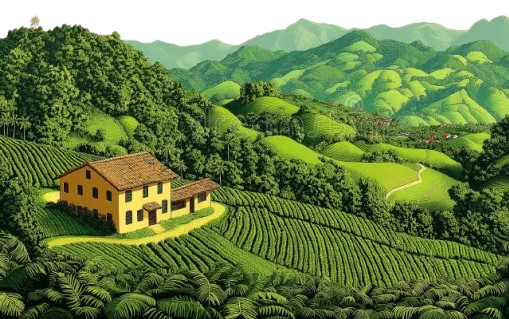 Coffee plantation Karnataka